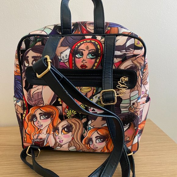 Authentic Sand Oner Doll Collage Backpack | Sandoner - Picture 2 of 12